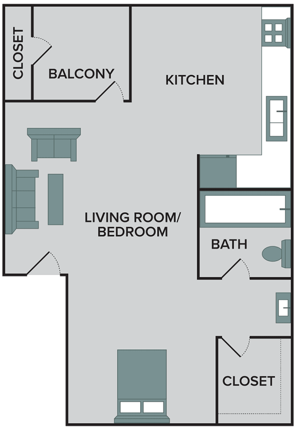 Floor Plans of Saddlecreek Apartments in Roswell, NM